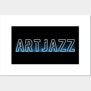 art jazz text design for dancers Posters and Art